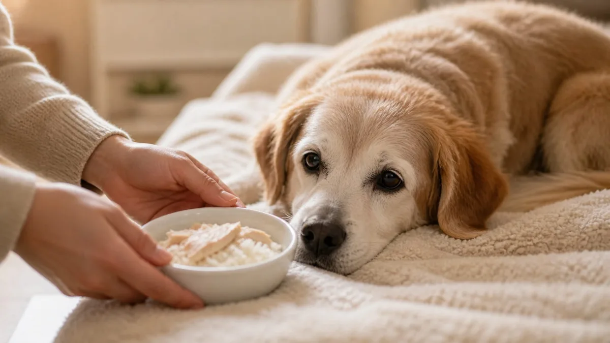 Hasta Köpeğe Ne Yedirmeli?